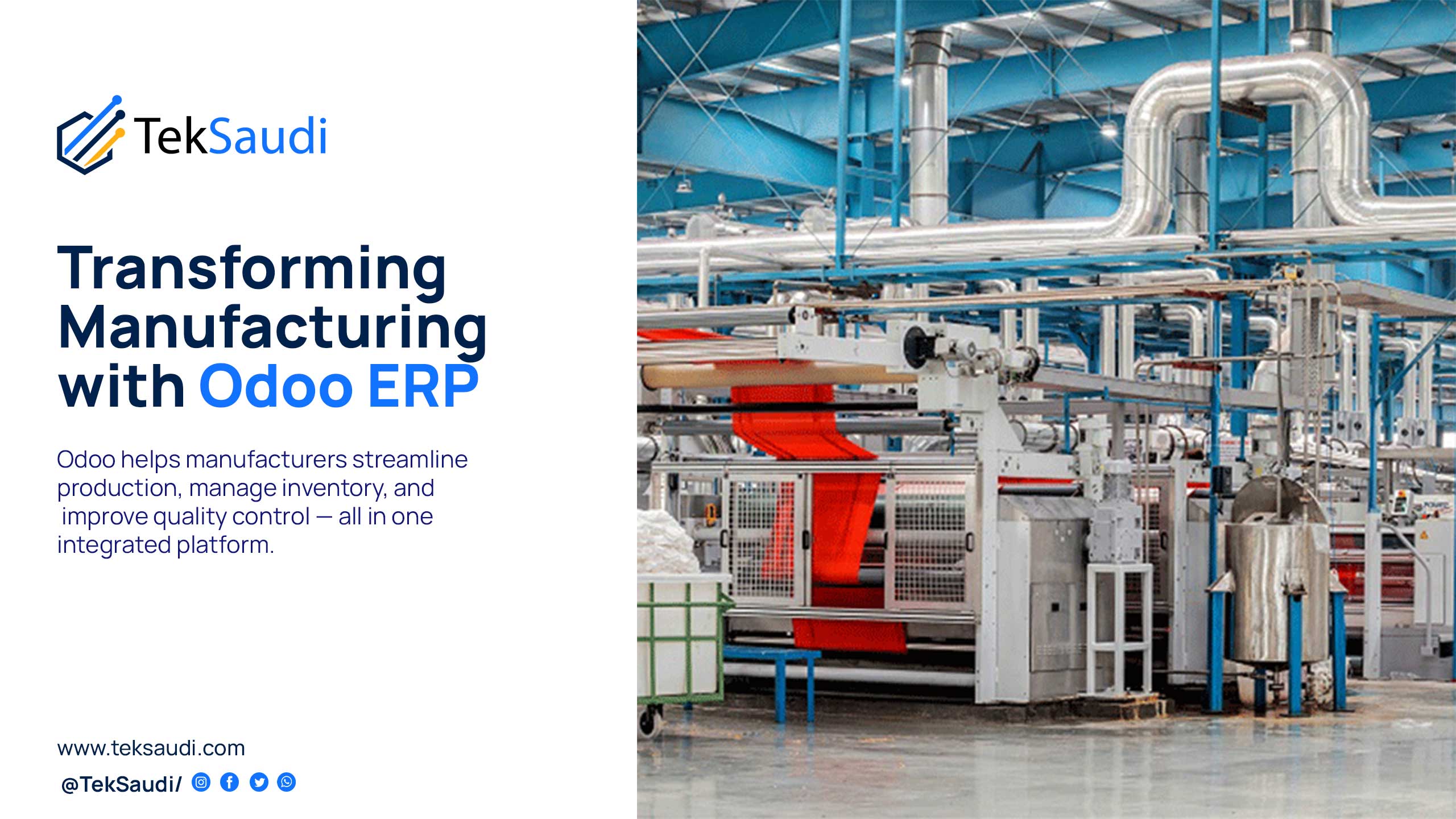 Transforming Manufacturing with Odoo ERP